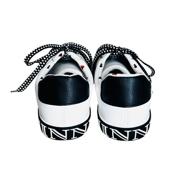 Cute Disney MINNIE MOUSE Sneakers Womens Size 10 Shoes White Black Red Vegan - Picture 7 of 10